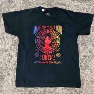 Make Art Not War Multicolor Tee